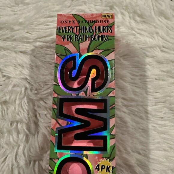 Onyx Bathhouse PMS Infused Eucalyptus 4 Bath Bombs Set *NEW Limited Time Product - Picture 3 of 9